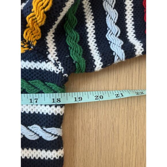 La Ligne x Target Sweater Navy Blue Striped Button Front Cardigan Size XS NWOT - Picture 10 of 12